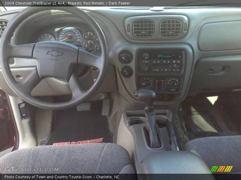 Majestic Red Metallic / Dark Pewter 2004 Chevrolet TrailBlazer LS 4x4