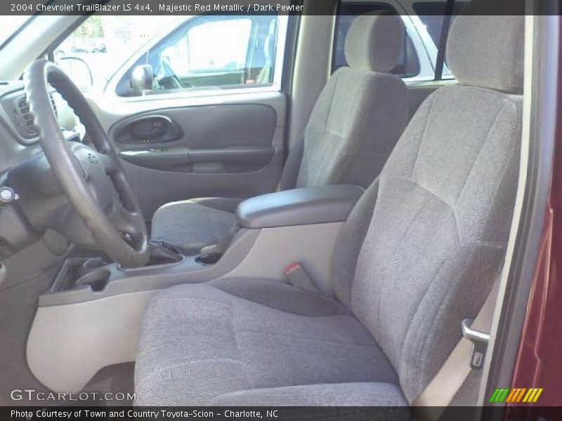 Majestic Red Metallic / Dark Pewter 2004 Chevrolet TrailBlazer LS 4x4