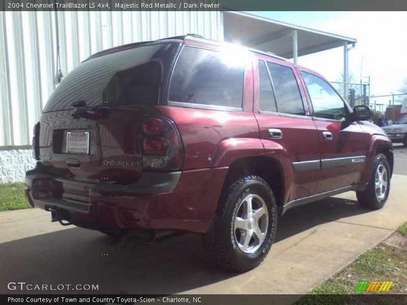 Majestic Red Metallic / Dark Pewter 2004 Chevrolet TrailBlazer LS 4x4