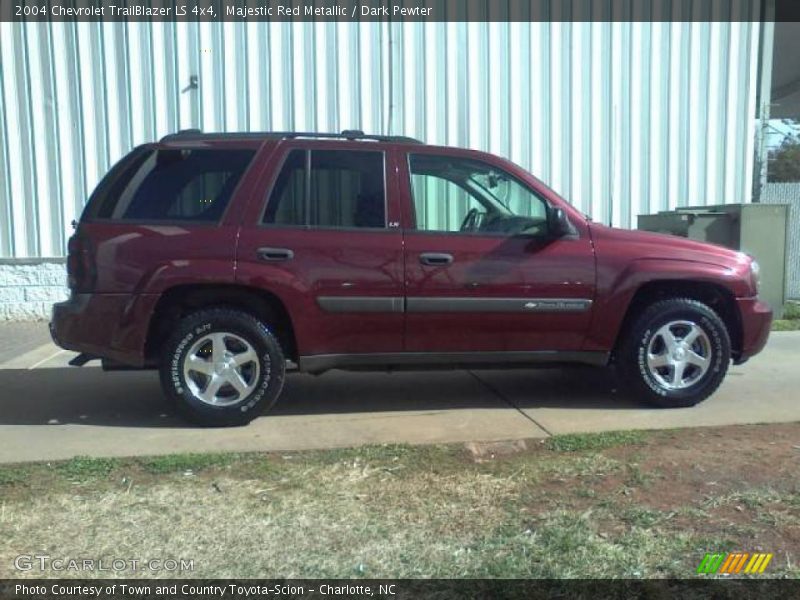 Majestic Red Metallic / Dark Pewter 2004 Chevrolet TrailBlazer LS 4x4