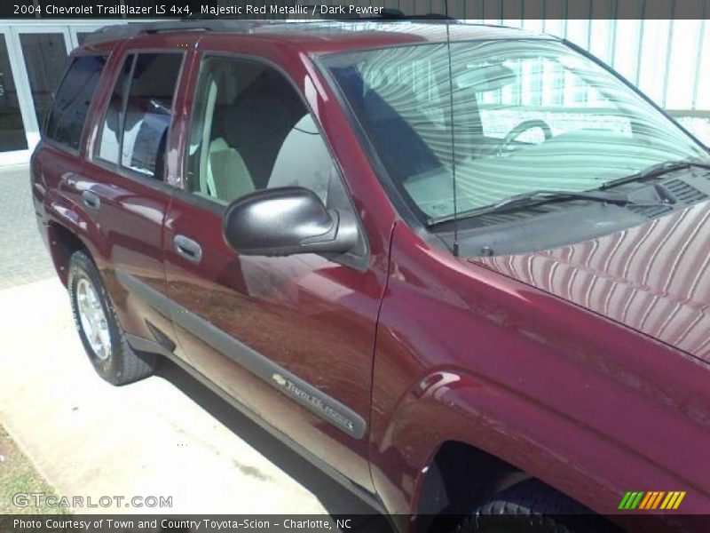 Majestic Red Metallic / Dark Pewter 2004 Chevrolet TrailBlazer LS 4x4