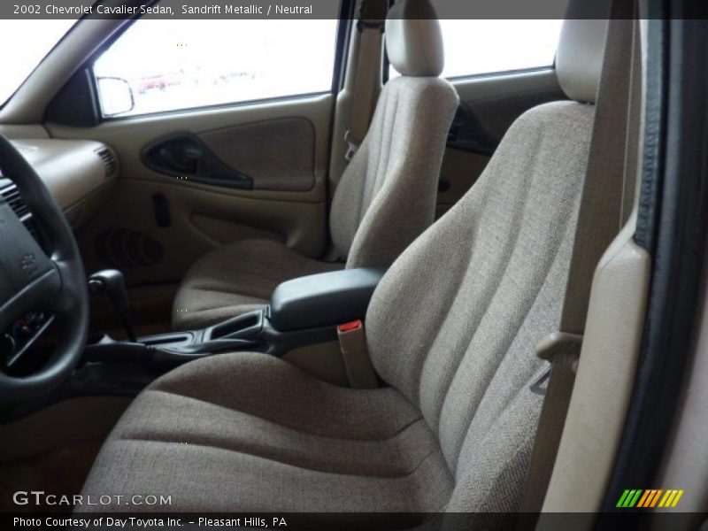 Sandrift Metallic / Neutral 2002 Chevrolet Cavalier Sedan