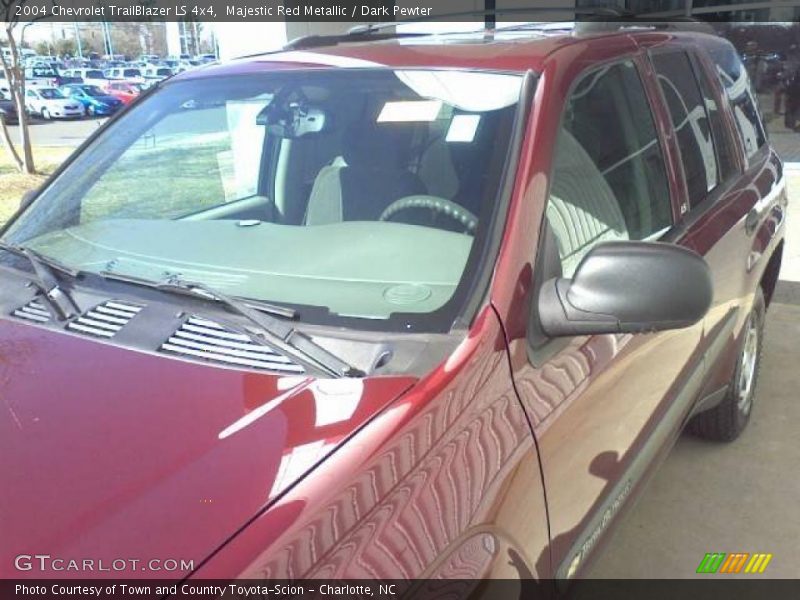Majestic Red Metallic / Dark Pewter 2004 Chevrolet TrailBlazer LS 4x4