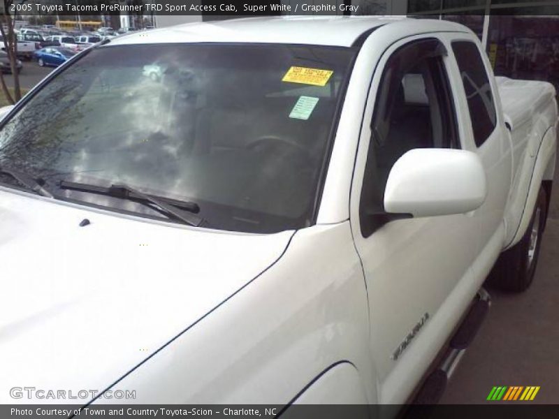 Super White / Graphite Gray 2005 Toyota Tacoma PreRunner TRD Sport Access Cab