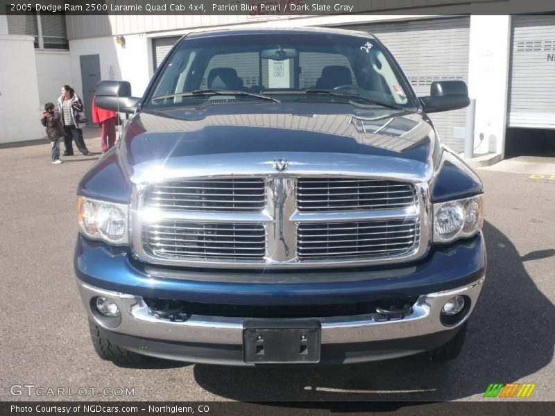 Patriot Blue Pearl / Dark Slate Gray 2005 Dodge Ram 2500 Laramie Quad Cab 4x4