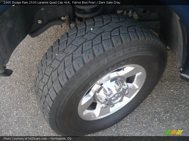 Patriot Blue Pearl / Dark Slate Gray 2005 Dodge Ram 2500 Laramie Quad Cab 4x4