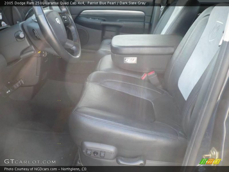Patriot Blue Pearl / Dark Slate Gray 2005 Dodge Ram 2500 Laramie Quad Cab 4x4