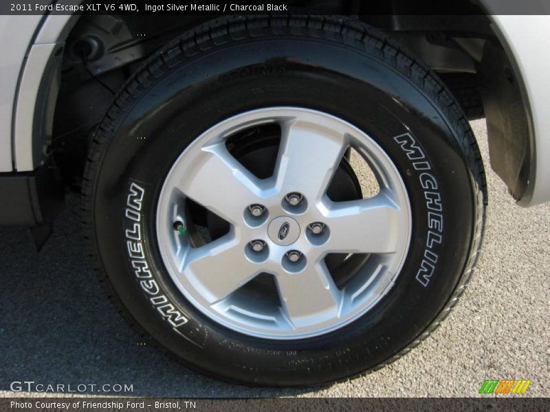 Ingot Silver Metallic / Charcoal Black 2011 Ford Escape XLT V6 4WD
