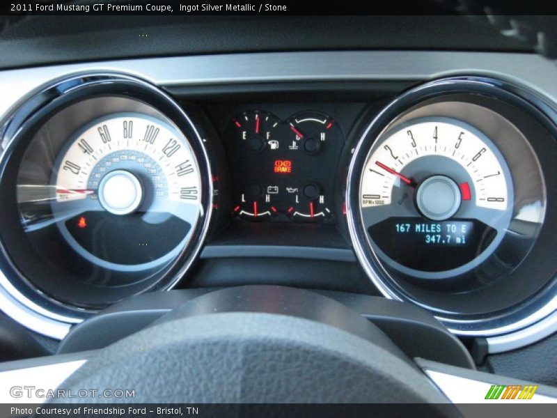  2011 Mustang GT Premium Coupe GT Premium Coupe Gauges