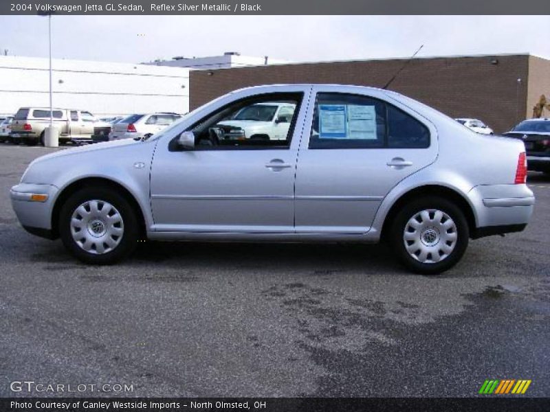 Reflex Silver Metallic / Black 2004 Volkswagen Jetta GL Sedan