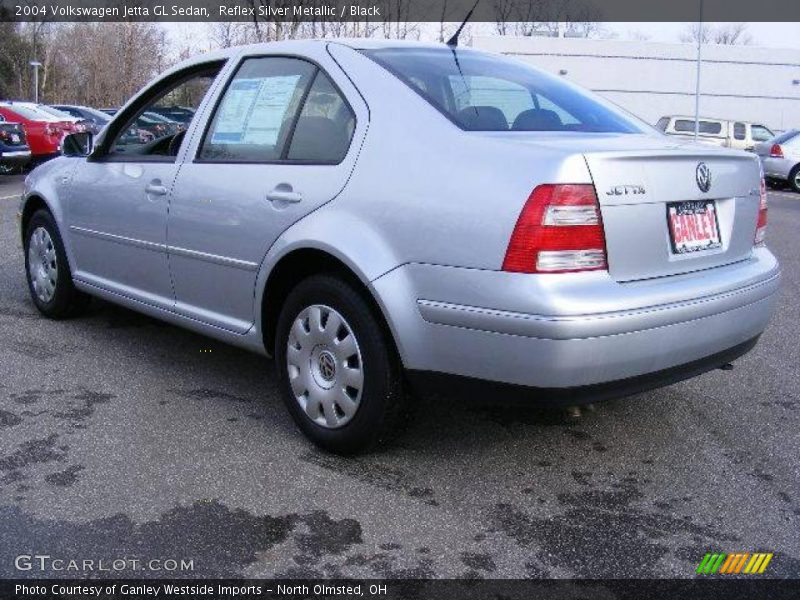 Reflex Silver Metallic / Black 2004 Volkswagen Jetta GL Sedan