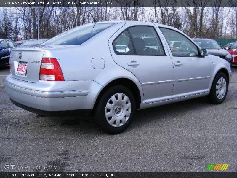 Reflex Silver Metallic / Black 2004 Volkswagen Jetta GL Sedan