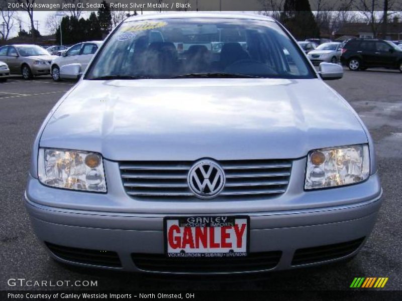 Reflex Silver Metallic / Black 2004 Volkswagen Jetta GL Sedan