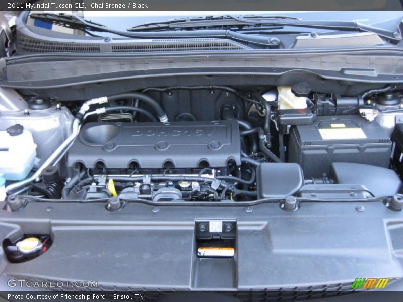  2011 Tucson GLS Engine - 2.4 Liter DOHC 16-Valve CVVT 4 Cylinder