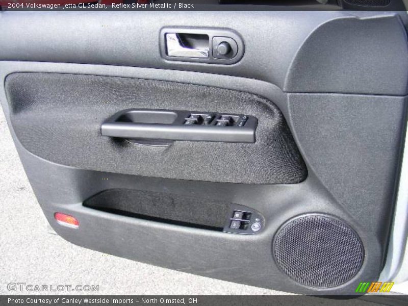 Reflex Silver Metallic / Black 2004 Volkswagen Jetta GL Sedan