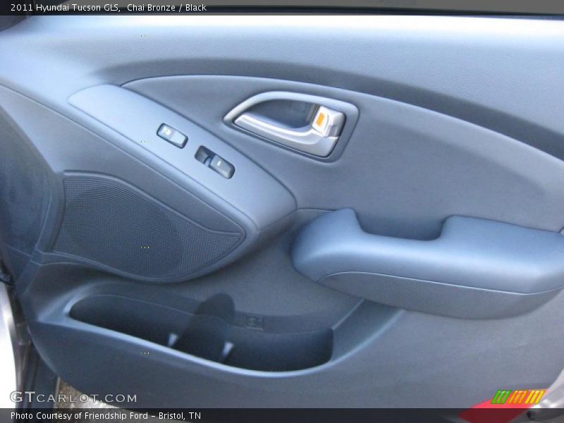 Chai Bronze / Black 2011 Hyundai Tucson GLS