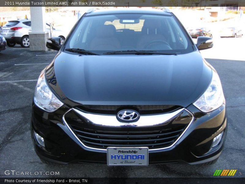 Ash Black / Black/Saddle 2011 Hyundai Tucson Limited AWD