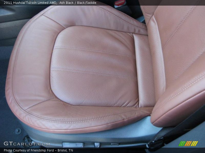  2011 Tucson Limited AWD Black/Saddle Interior