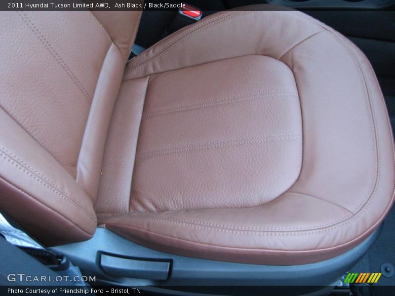  2011 Tucson Limited AWD Black/Saddle Interior