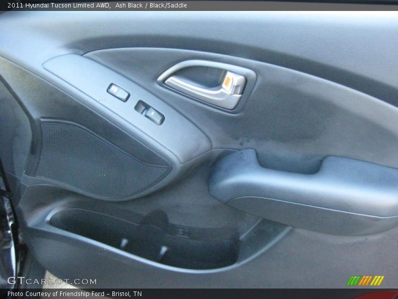 Ash Black / Black/Saddle 2011 Hyundai Tucson Limited AWD