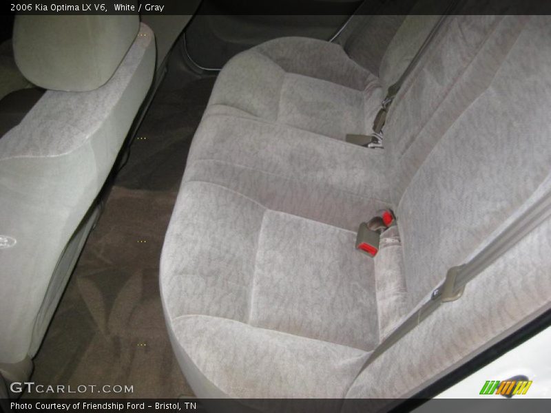 White / Gray 2006 Kia Optima LX V6