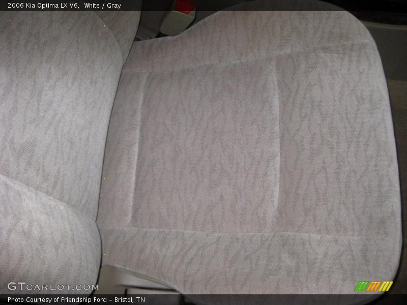 White / Gray 2006 Kia Optima LX V6