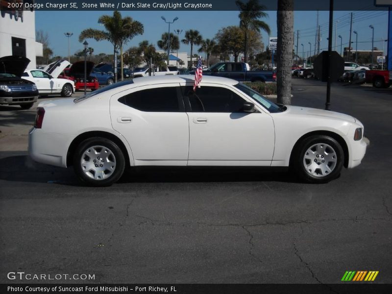 Stone White / Dark Slate Gray/Light Graystone 2007 Dodge Charger SE