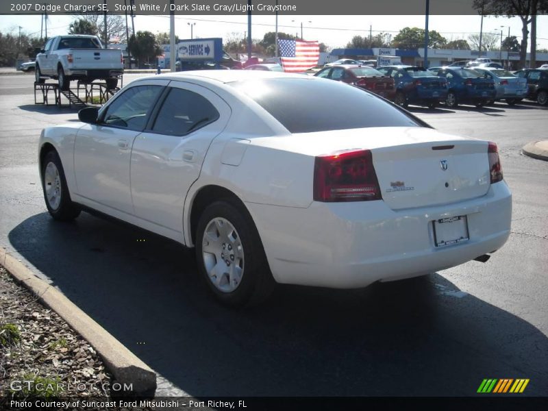 Stone White / Dark Slate Gray/Light Graystone 2007 Dodge Charger SE