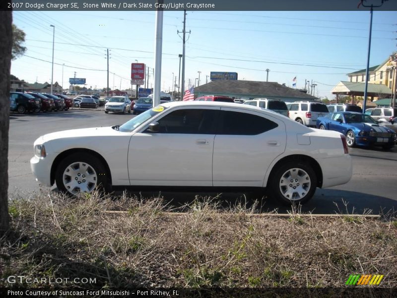 Stone White / Dark Slate Gray/Light Graystone 2007 Dodge Charger SE