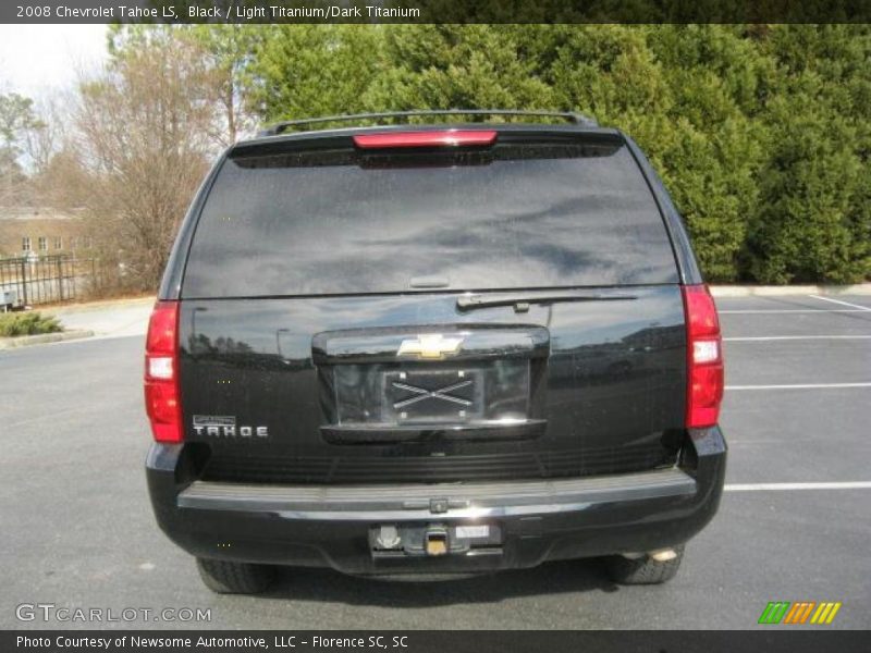 Black / Light Titanium/Dark Titanium 2008 Chevrolet Tahoe LS