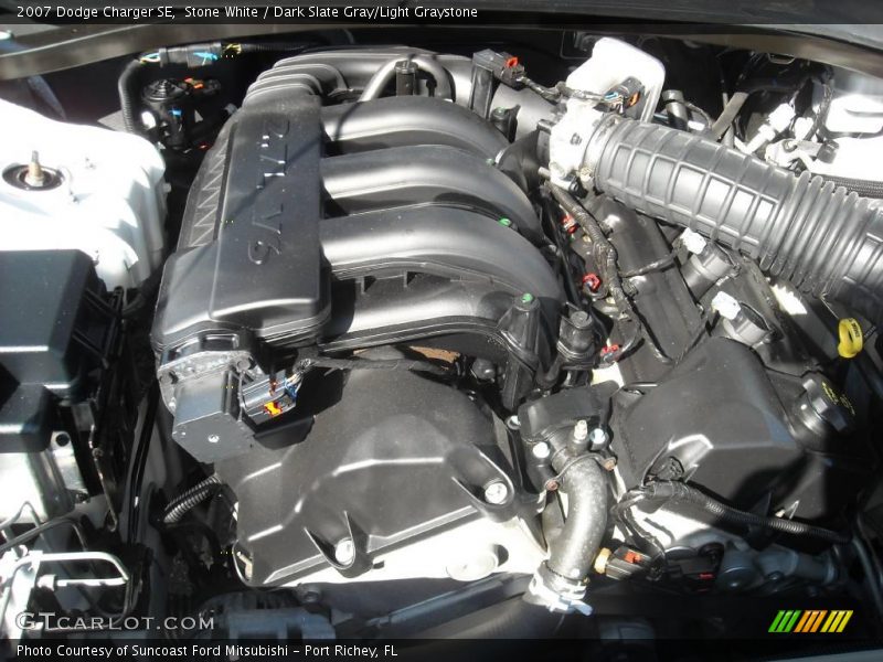 Stone White / Dark Slate Gray/Light Graystone 2007 Dodge Charger SE