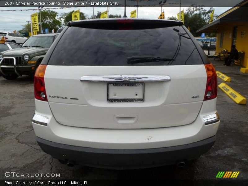Stone White / Pastel Slate Gray 2007 Chrysler Pacifica Touring