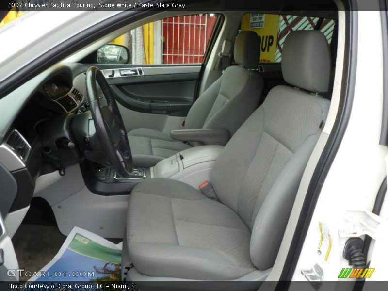 Stone White / Pastel Slate Gray 2007 Chrysler Pacifica Touring