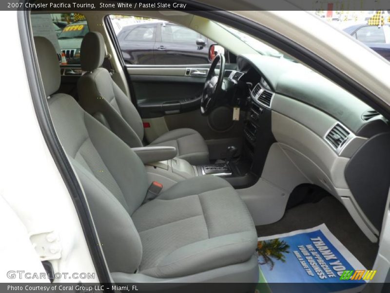 Stone White / Pastel Slate Gray 2007 Chrysler Pacifica Touring