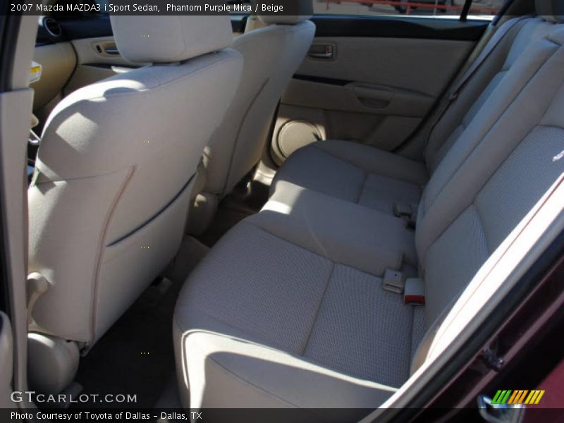 Phantom Purple Mica / Beige 2007 Mazda MAZDA3 i Sport Sedan