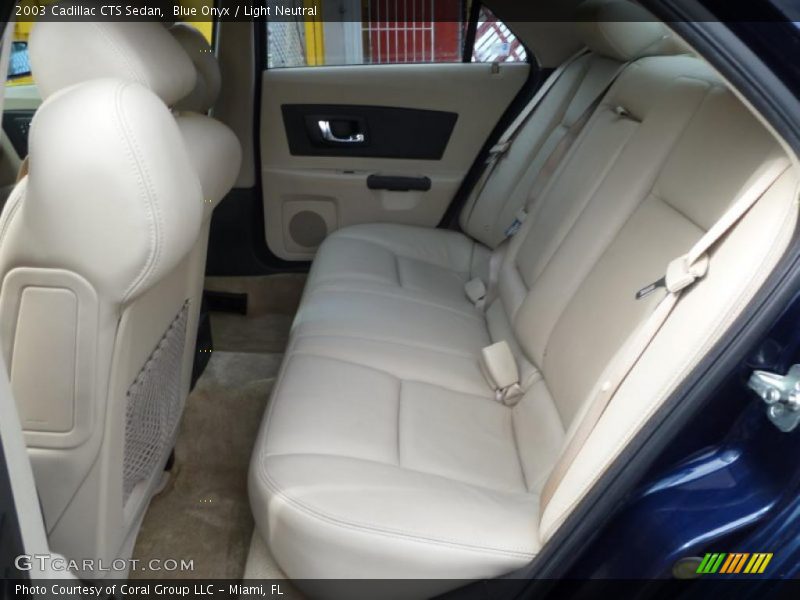 Blue Onyx / Light Neutral 2003 Cadillac CTS Sedan