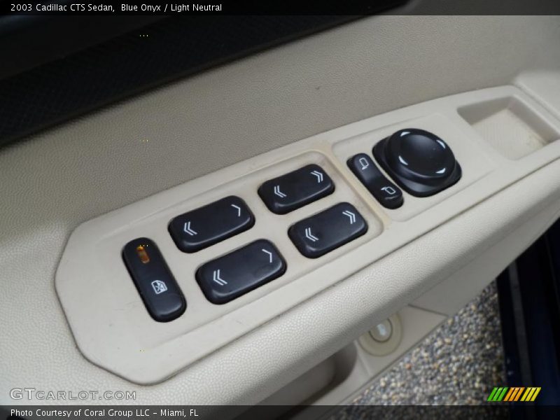 Blue Onyx / Light Neutral 2003 Cadillac CTS Sedan