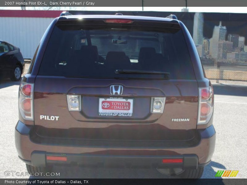 Dark Cherry Pearl / Gray 2007 Honda Pilot EX-L