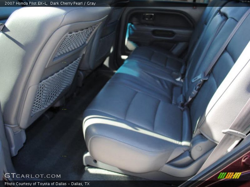 Dark Cherry Pearl / Gray 2007 Honda Pilot EX-L