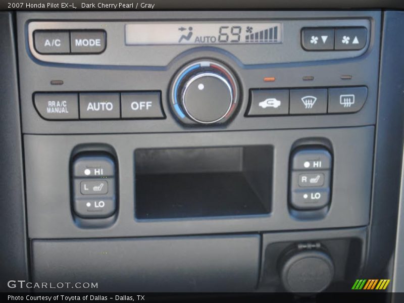 Dark Cherry Pearl / Gray 2007 Honda Pilot EX-L