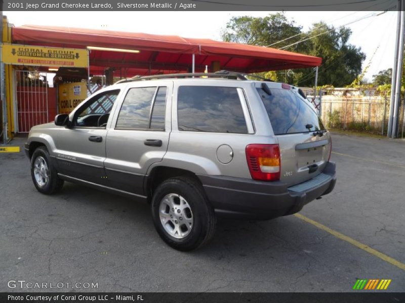 Silverstone Metallic / Agate 2001 Jeep Grand Cherokee Laredo
