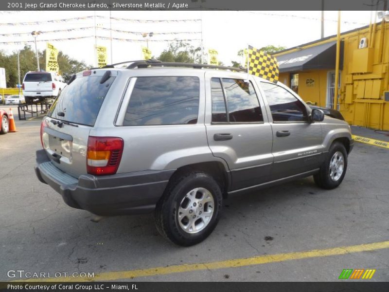 Silverstone Metallic / Agate 2001 Jeep Grand Cherokee Laredo
