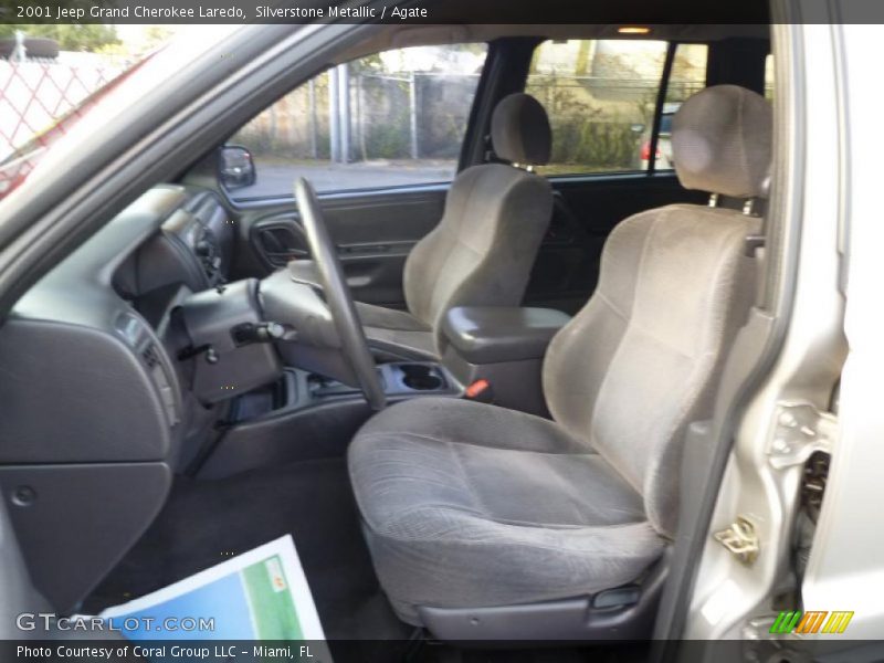 Silverstone Metallic / Agate 2001 Jeep Grand Cherokee Laredo