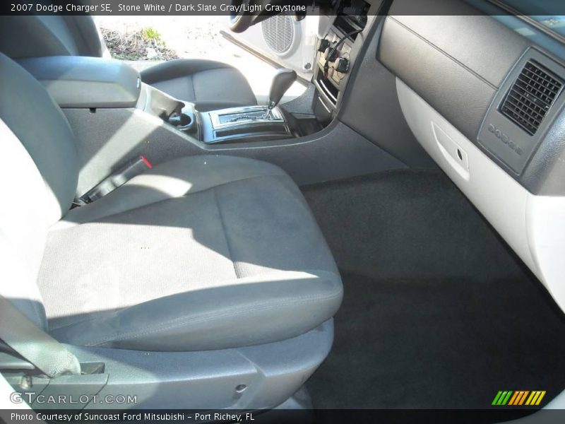 Stone White / Dark Slate Gray/Light Graystone 2007 Dodge Charger SE