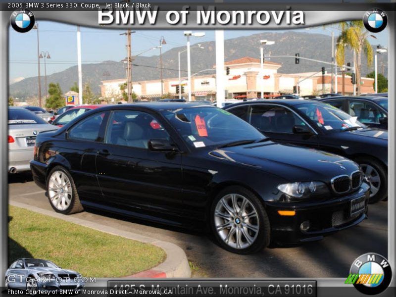 Jet Black / Black 2005 BMW 3 Series 330i Coupe