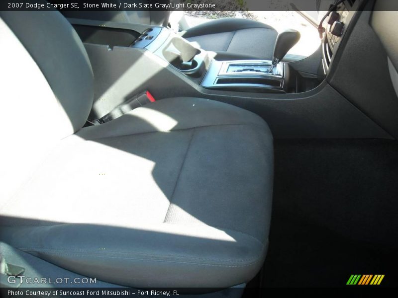 Stone White / Dark Slate Gray/Light Graystone 2007 Dodge Charger SE