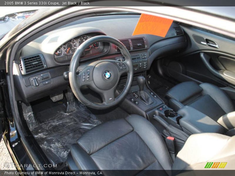 Black Interior - 2005 3 Series 330i Coupe 