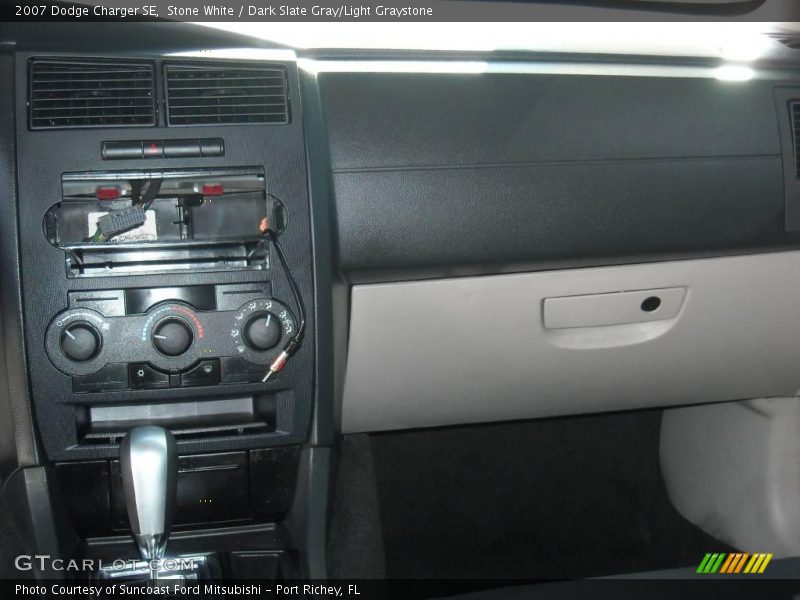 Stone White / Dark Slate Gray/Light Graystone 2007 Dodge Charger SE