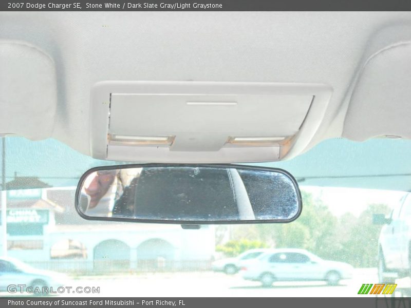 Stone White / Dark Slate Gray/Light Graystone 2007 Dodge Charger SE