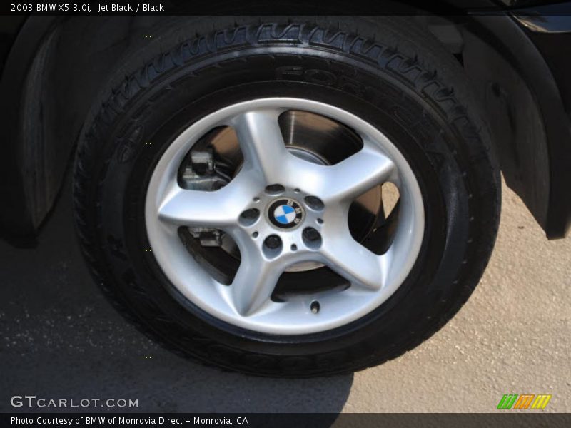 Jet Black / Black 2003 BMW X5 3.0i